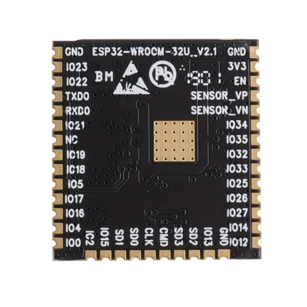 ESP32-WROOM-32U Módulo de 4MB Wi-Fi BT Dev ESP32 Módulo de programación Placa de prueba para Arduino ESP-IDE IoT - imagen 5