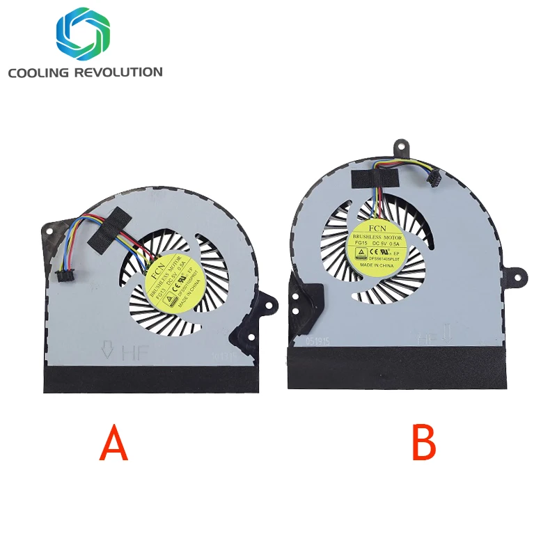 Ventilador de refrigeración GPU para CPU de portátil DFS 501105 PR0T FG13 DFS 561405 PL0T FG15 DC5V 0.5A 4 pines - imagen 2