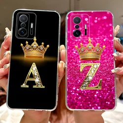 Funda Silicona Xiaomi 11T Pro – Transparente con Letras Antigolpes