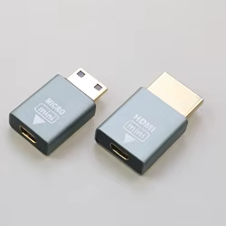 Adaptador Micro HDMI hembra a Mini macho 4K 60 Hz