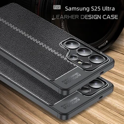 Funda Samsung Galaxy S25 Ultra Antigolpes TPU Cuero