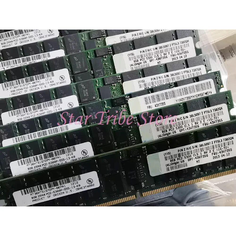 RAM para IBM X3850 X3950 M2 8GB DDR2 667 PC2-5300P 43V7356 43V7355 memoria de servidor - imagen 2