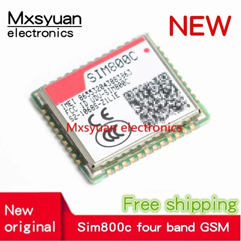 2 uds ~ 10 uds/lote nuevo original Sim800c cuatro bandas GSM/GPRS módulo chip transceptor inalámbrico