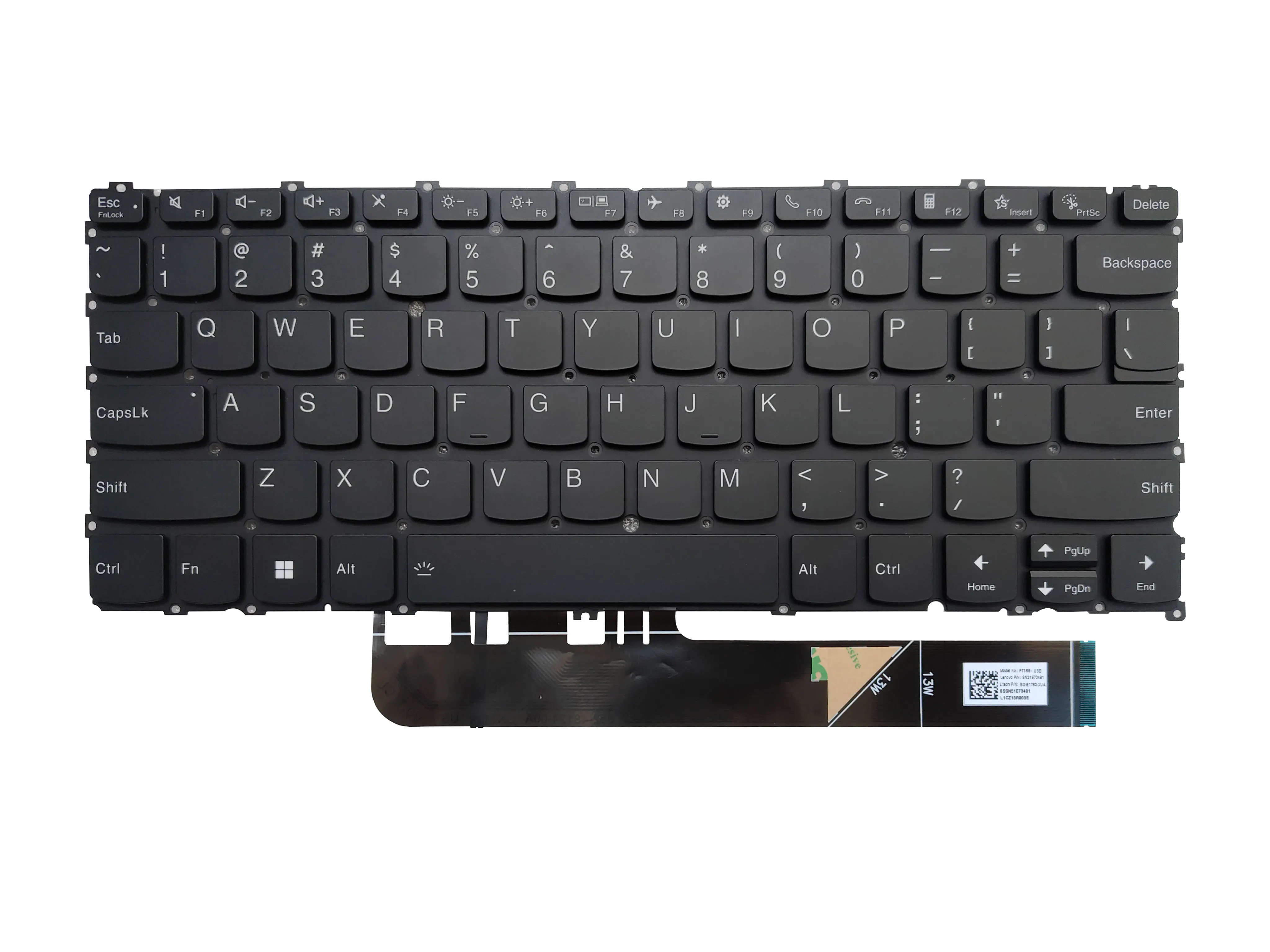 Nuevo para Lenovo Yoga 6-13 6-13ABR8 6-13ALC7 US teclado para ordenador portátil retroiluminado SN21E73481 /SN21E38295 - imagen 2