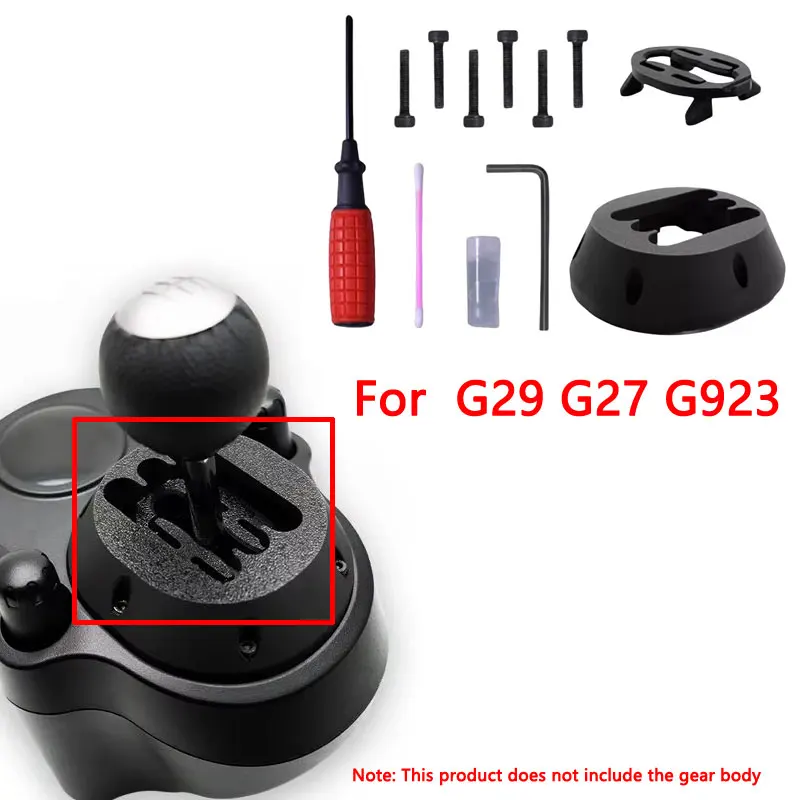 Adaptador de amortiguación para Logitech G27 G923 G29 H Mod de palanca de cambios mejora la sensación SIMRACING sim racing