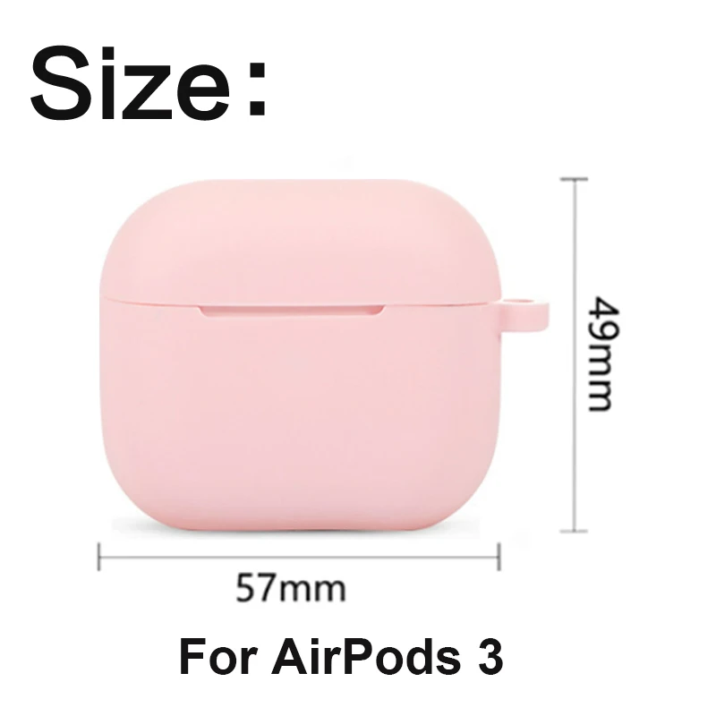Funda para Apple Airpods 3, accesorios para auriculares inalámbricos con Bluetooth, funda de silicona para Apple Air Pod 3 - imagen 2
