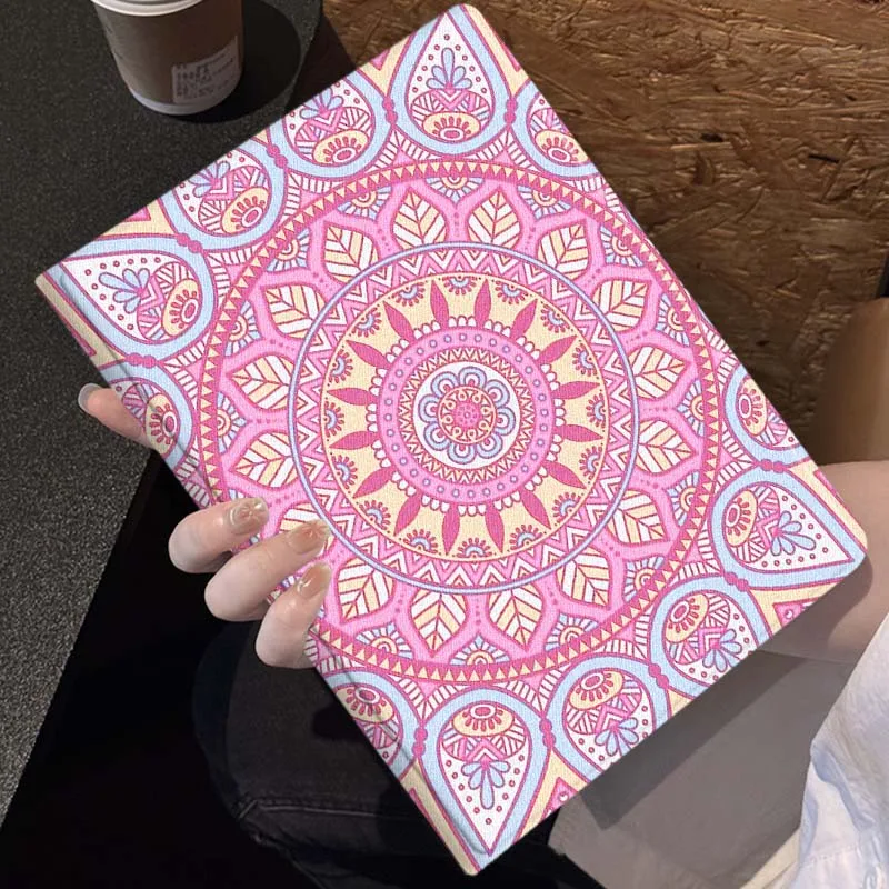 Cool Hot Mandala de lujo para Samsung Galaxy Tab S11 S10 S9 S8 S7 S6 A10.1 A9 A8 A7 10,1 Lite FE Plus pulgadas funda para tableta - imagen 3