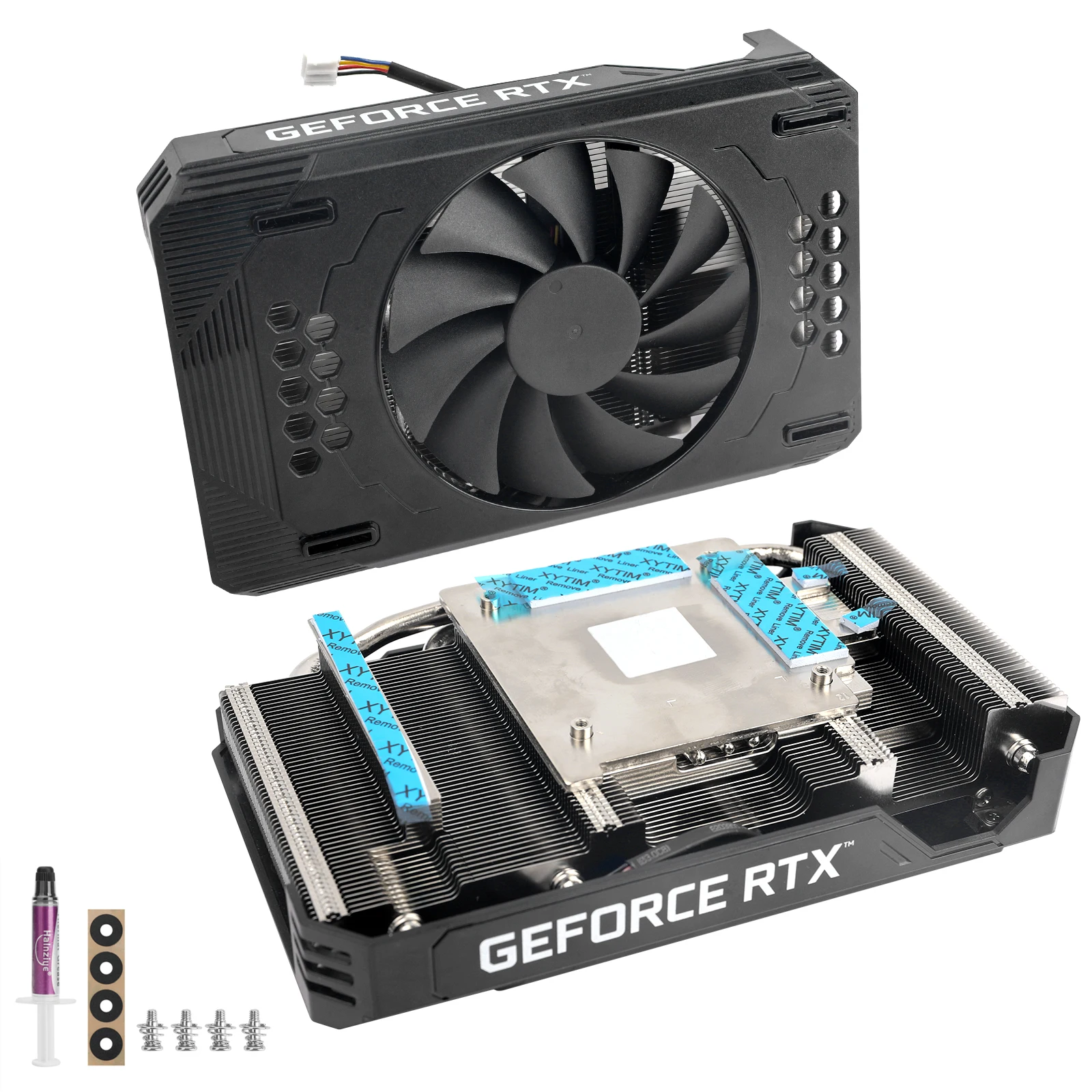 Nuevo reemplazo DIY RTX 3060Ti GPU disipador de calor reequipamiento para Inno3d RTX 3060 Ti enfriador de tarjetas gráficas para poner en la caja ITX - imagen 2