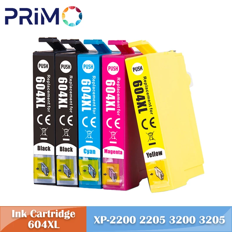 Cartucho de tinta Compatible 604XL T604XL T604 604 para Epson XP-2200 2205 3200 3205 4200 4205 WF-2910 2935 2930 2950DWF