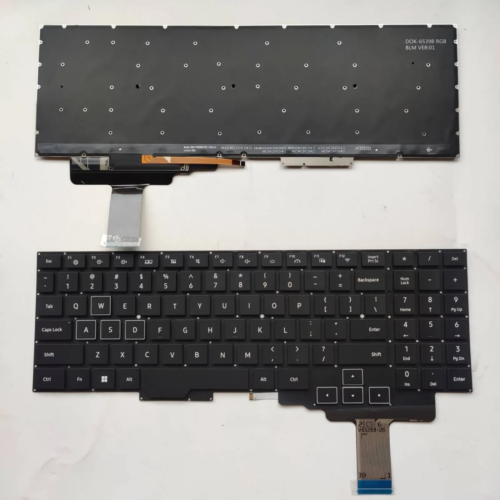 Diseño estadounidense para teclado MECHREVO Jiaolong 16 16K 16Pro-74603 16Pro-746q1 16-76Q2 Mechrevo Jiaolong Series MRlD6