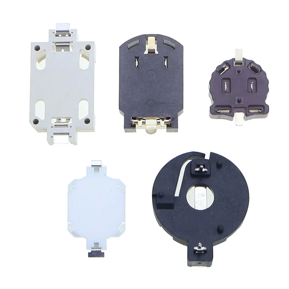 JCD 10 Uds SMD SMT CR2450 CR2032 CR2025 CR1220 3V botón de batería BS-2032/1220/1616 soporte para batería de moneda caja de enchufe - imagen 3