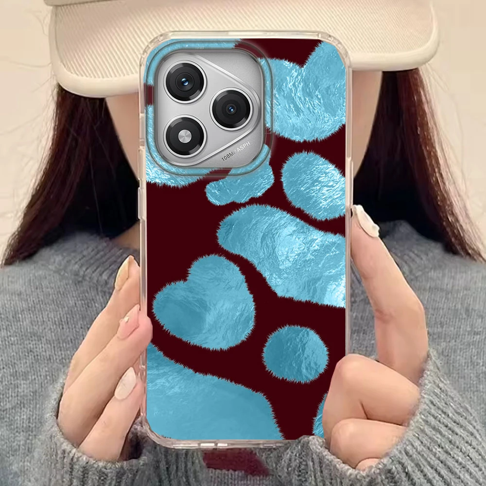  Funda de teléfono con diseño de estrellas y rejilla de empalme para Honor 400 200 90 Smart Pro Magic7 6 5 70 Lite X9a X9c X9b X8b X8a X8c X7c X7b X6c X6 - imagen 4