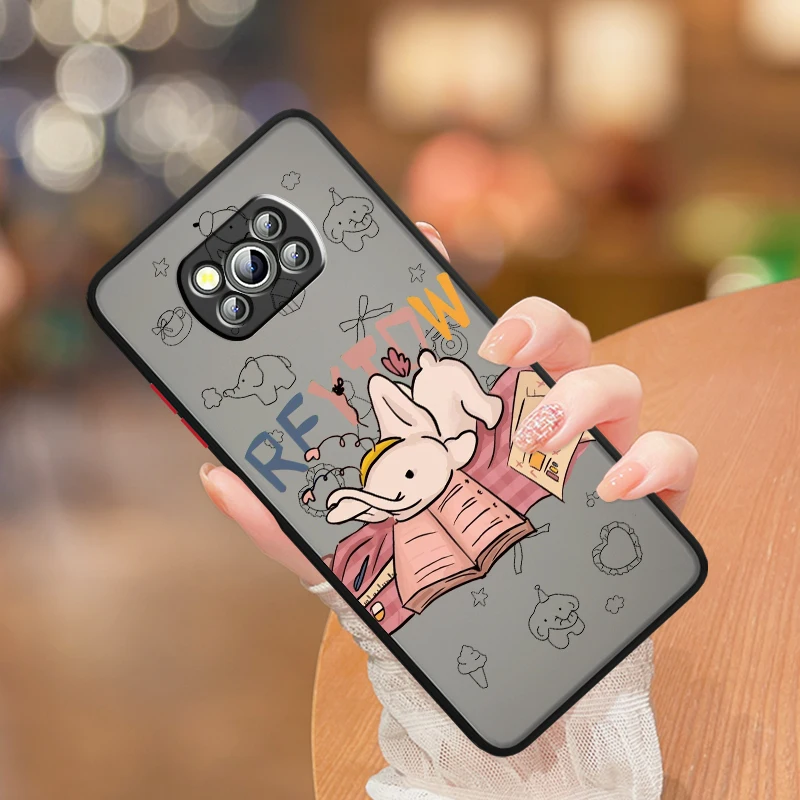Disney Dumbo-funda translúcida esmerilada para Xiaomi Mi Poco X5, X4, X3, M6, M5S, M5, M4, M3, F5, F4, F3, F6 Pro, 5G - imagen 4