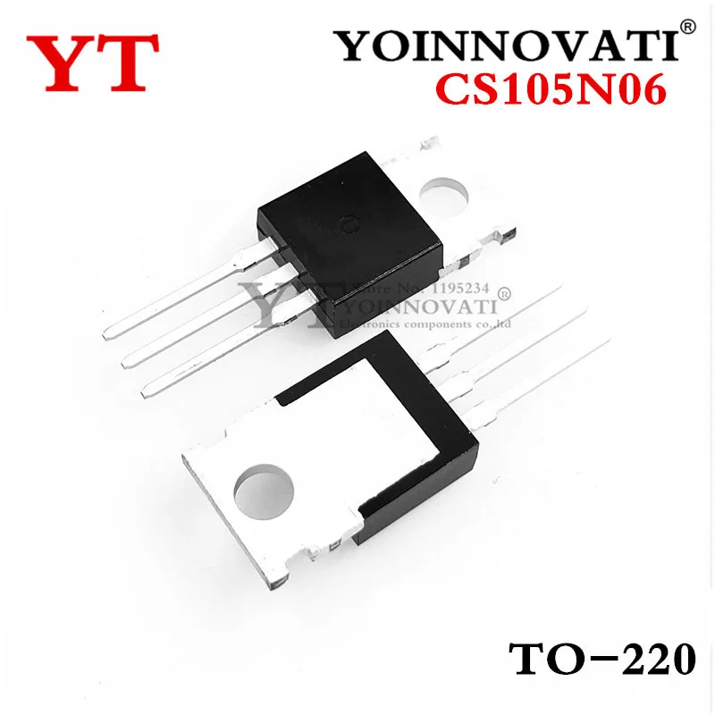 10 piezas CS105N06 105A 60V TO-220