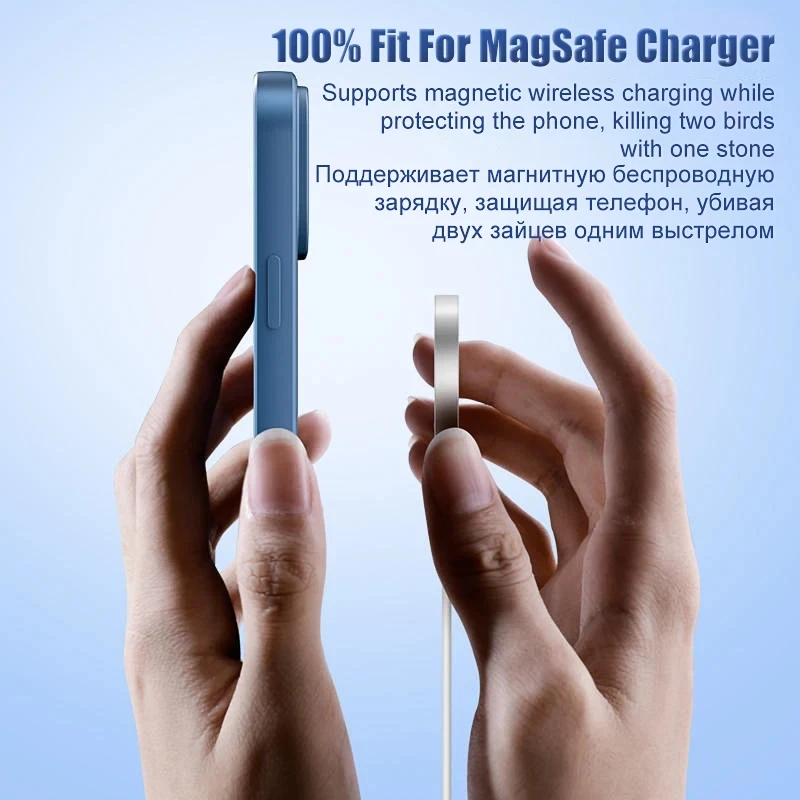Magsafe-Funda de silicona líquida para iPhone, carcasa magnética de carga inalámbrica, suave, a la moda, 15, 14, 13, 12, 11 Pro Max Plus - imagen 5
