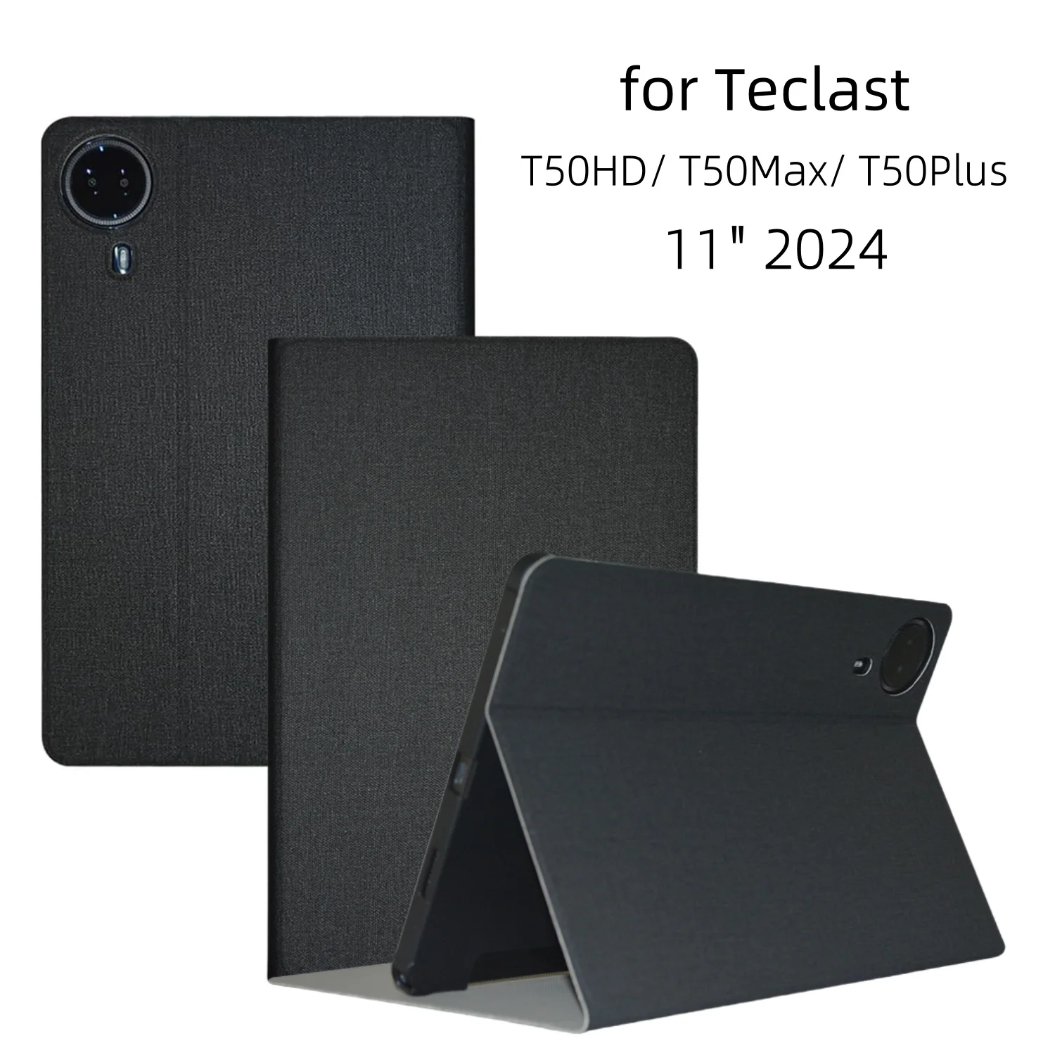Business Tablet Cover for Teclast T50HD T50Max 2024 Case 11" Pu Leather with Soft Backshell Multi-Angles Stand for T50Plus 2024