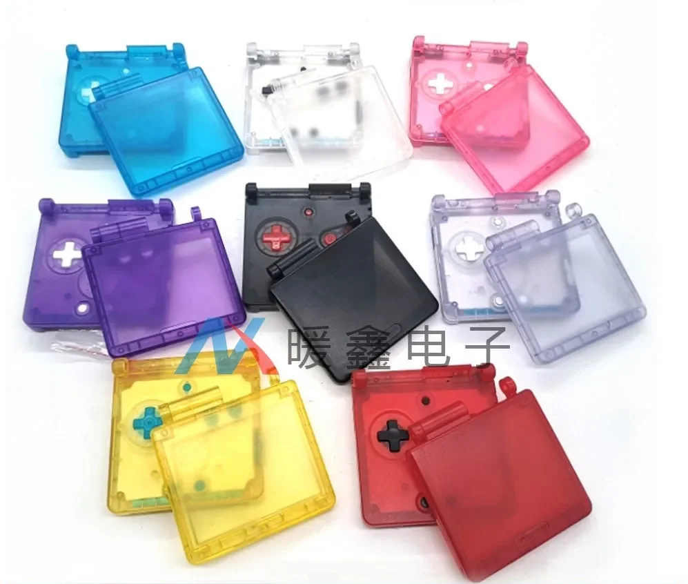 Funda transparente para GBA SP, carcasa de repuesto para Game Boy Advance SP