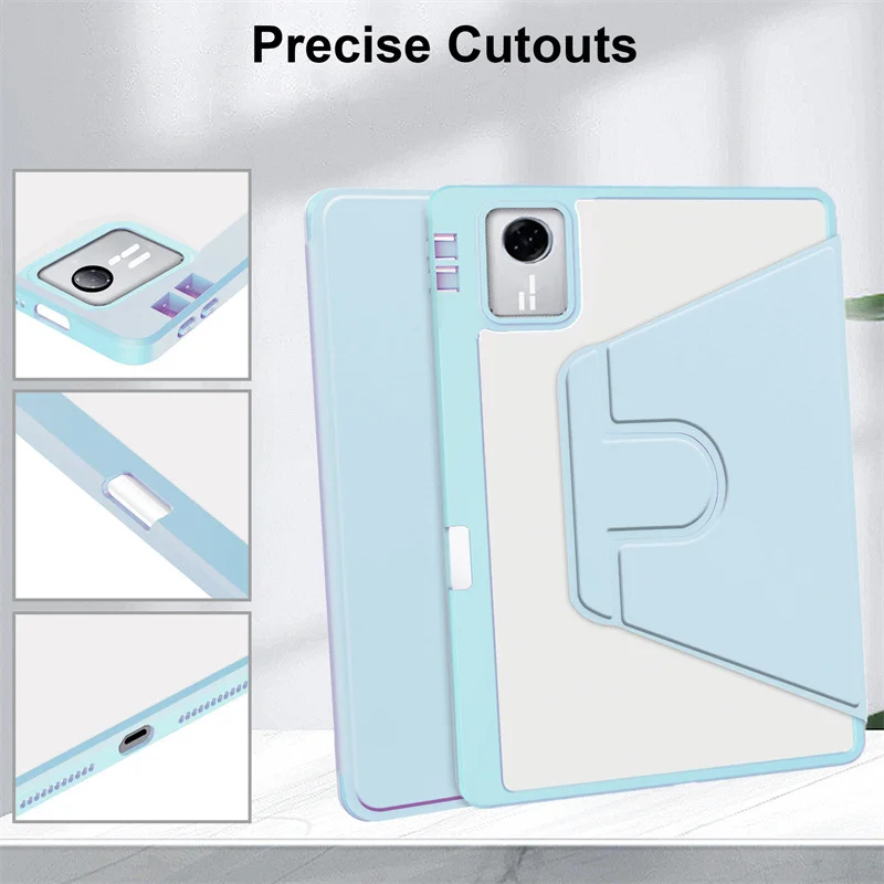Funda con rotación de 360 grados para Lenovo Xiaoxin Pad 11 2025, funda con portalápices para Xiaoxin Pad 2025, funda para tableta TB335FC de 11 pulgadas - imagen 5