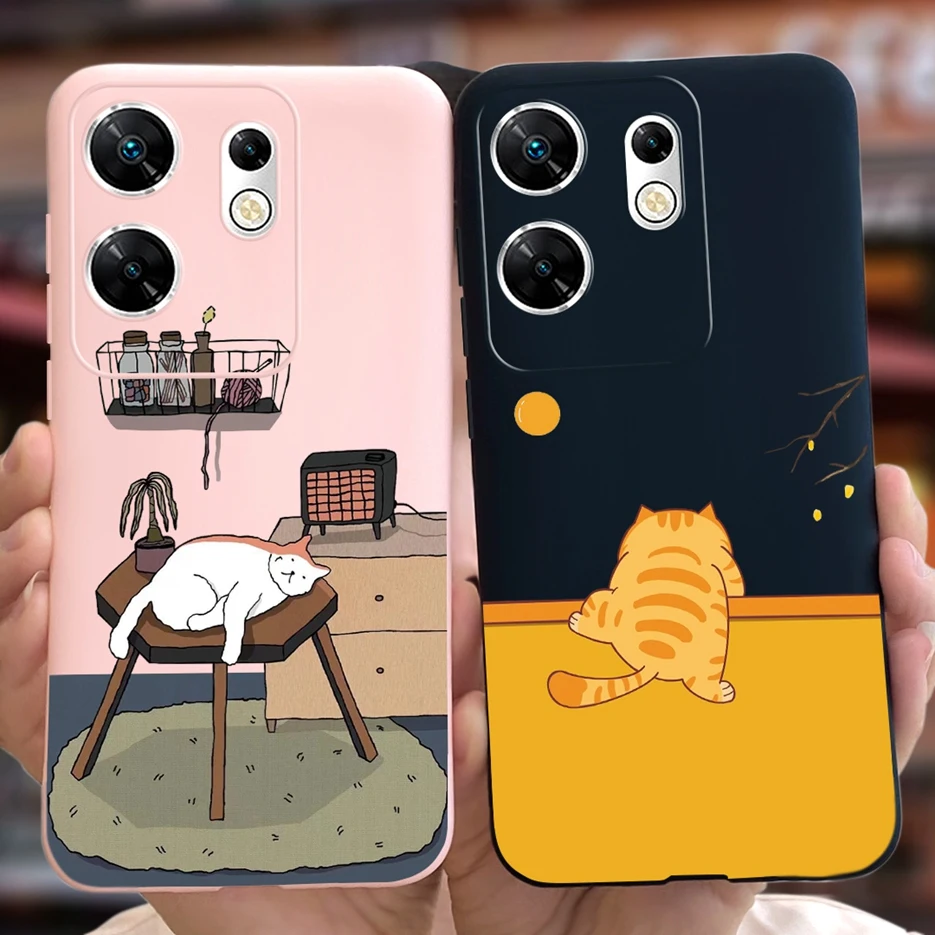 Funda de silicona suave para Infinix Zero 30, carcasa de teléfono 4G X6731B con estilo, pintada en caramelo, parachoques para Infinix Zero 30 Zero30 X6731 - imagen 3