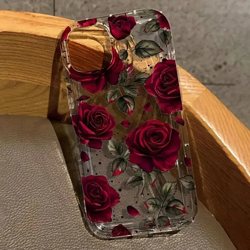 Funda para Samsung Galaxy S25 S24 S23 S22 Ultra Plus S21FE fundas Vintage flores funda de silicona para A35 A34 A54 A53 A15 A52 A55 5G