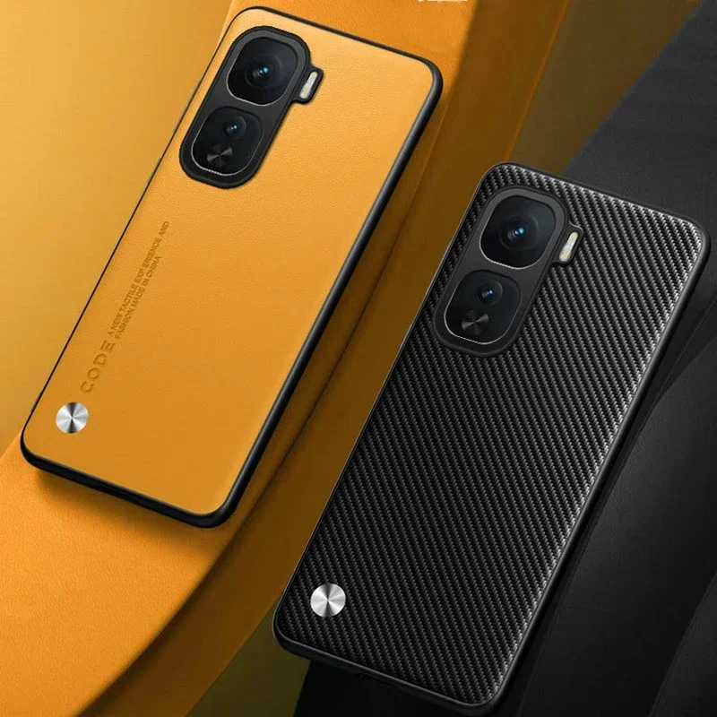 Para iQOO Neo 10 Funda rígida de cuero PU de fibra de carbono, funda rígida antigolpes para iQOO NEO10 9 9S Pro Plus - imagen 4