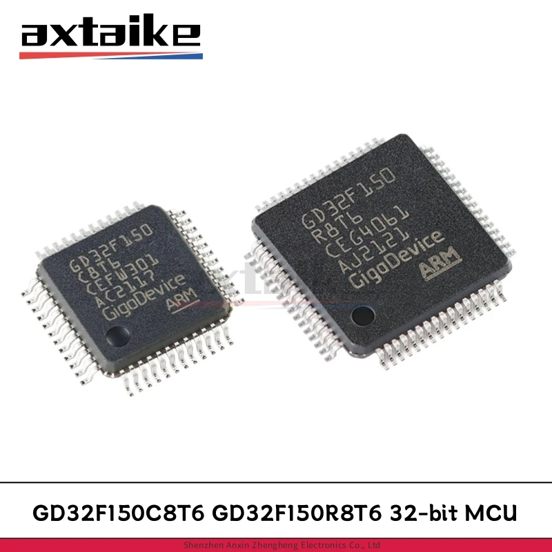 1-5 uds GD32F150 GD32F150C8T6 LQFP-48 GD32F150R8T6 LQFP-64 64KB 72MHz ARM Cortex-M3 microcontrolador MCU de 32 bits IC