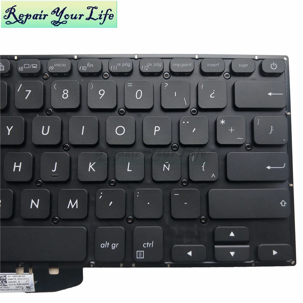 Teclado retroiluminado francés español para ASUS VivoBook S14 S430 K430 A430 S4300F S4300U S430FA S430FN S430UA Francia AZERTY teclados - imagen 5