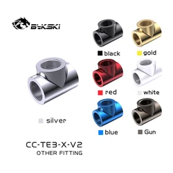 Bykski CC-TE3-X-V2 Filtro cúbico 3 vías G1/4 - Accesorio refrigeración