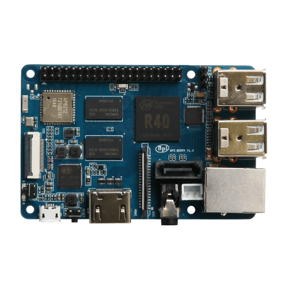 Banana pi BPI-M2 Berry Quad Core cortex A7 allwinner V40 CPU 1G DDR mismo tamaño que raspberry pi 3 - imagen 3