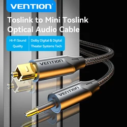 Vention Cable Toslink Óptico para Barra de Sonido y AV
