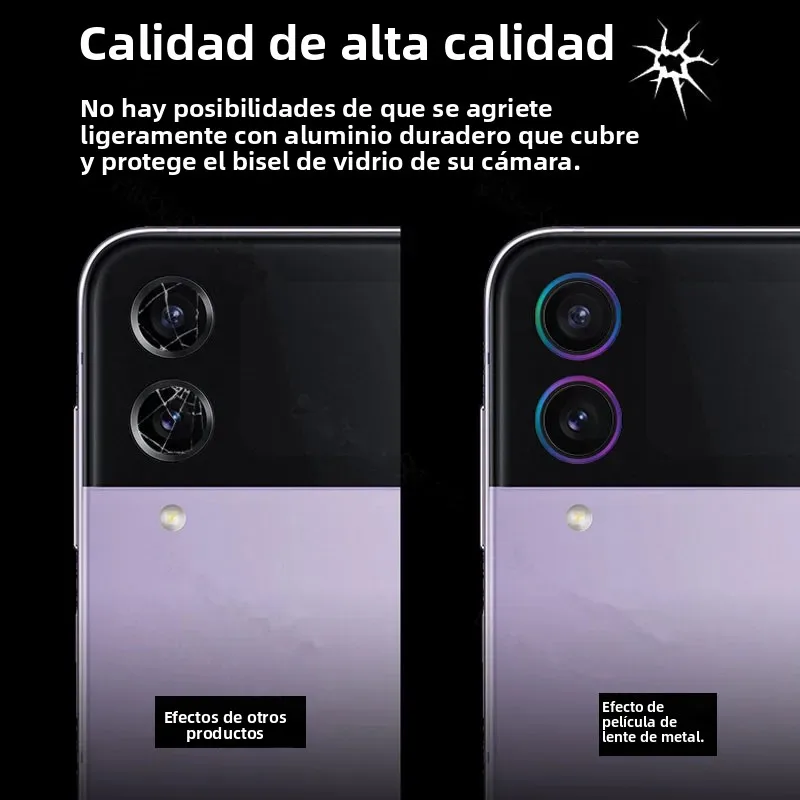 Protector de pantalla de cámara para Samsung Galaxy Flip 7 6 5 Z Fold 6 5 4 lente de cámara de vidrio templado para Flip 4 película protectora de vidrio - imagen 5