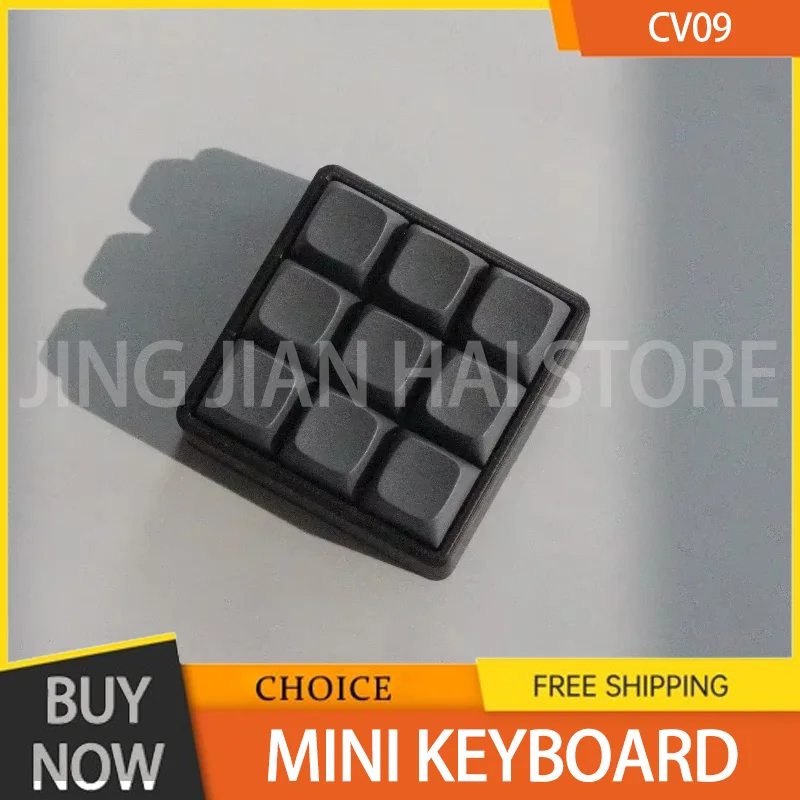 CV09 personalizado DIY 9 teclas Mini teclado QMK diseño de firmware Prog programable a través de teclas Kit de enchufe caliente personalizar teclados de teclas Macro RGB