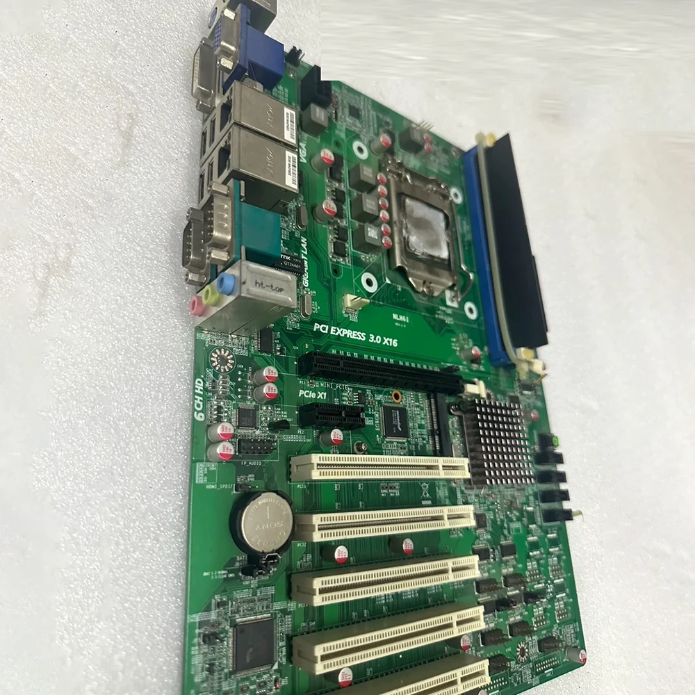 NLH61 Placa base de control industrial de doble puerto LGA1155 NLH61-6C REV: 1,0 - imagen 3