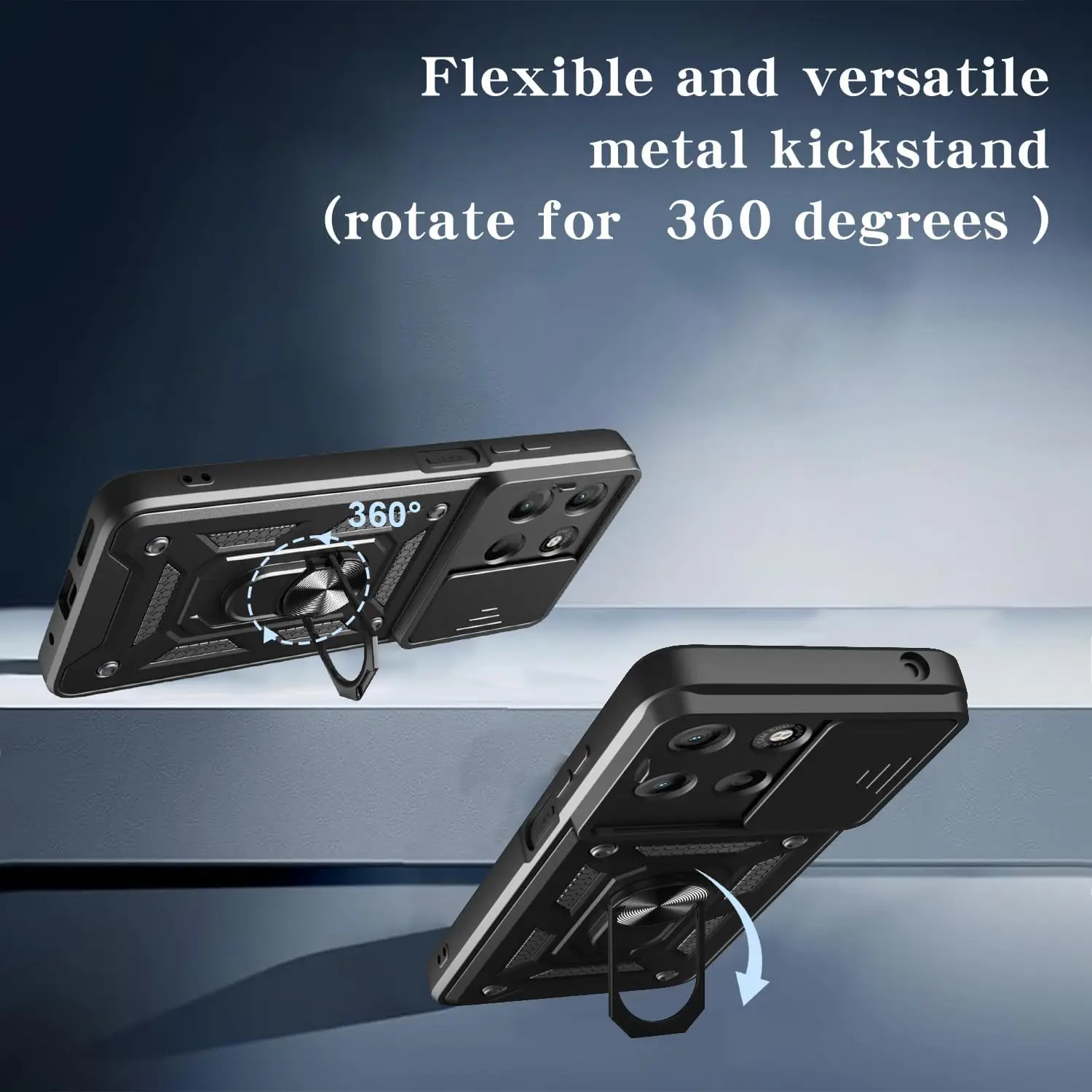 Armadura Funda de teléfono para Motorola Moto G56 G86 cubierta protección de lente con anillo soporte magnético Coque Fundas Capa - imagen 3