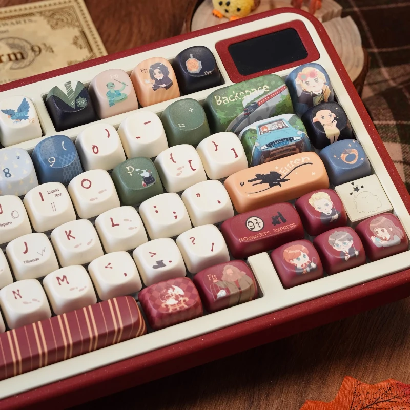 Gran oferta, teclas de artista, sublimación pbt personalizada, teclas de perfil de cereza/SOA, bonito diseño Original, tecla de punto de Anime de dibujos animados - imagen 4