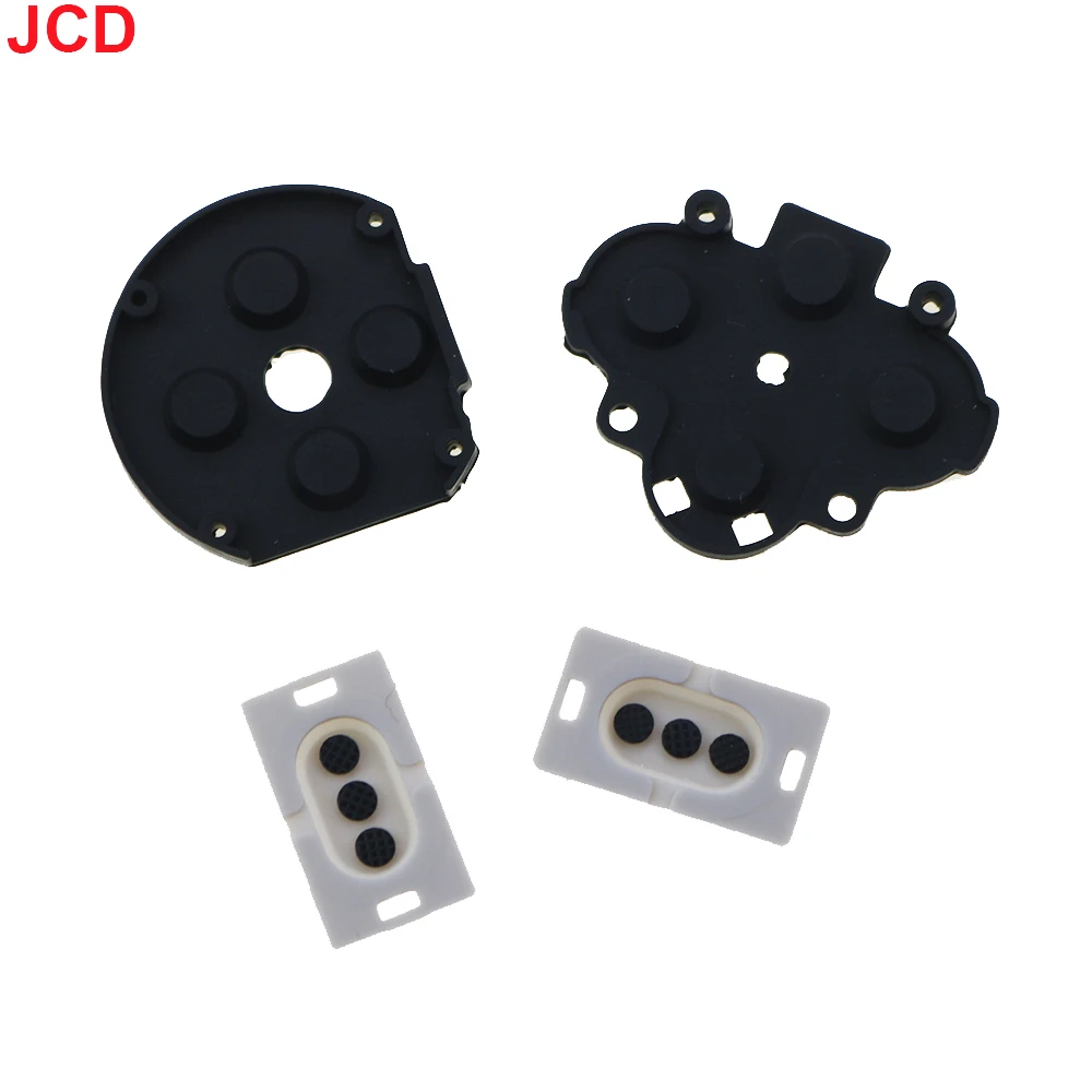 JCD 1 Juego de repuesto para consola de juegos para PSP 1000, almohadillas PSP FAT D, pieza de reparación de botón R L conductora de goma - imagen 4