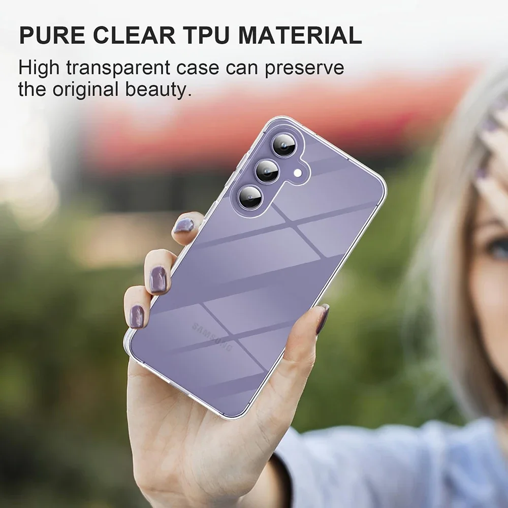 Funda de cuerpo completo 360 para Samsung Galaxy A16 A06 A15 A55 A35 A25 A14 A54 A34 A24 A53 A73 A33 carcasa dura de silicona transparente para teléfono - imagen 5