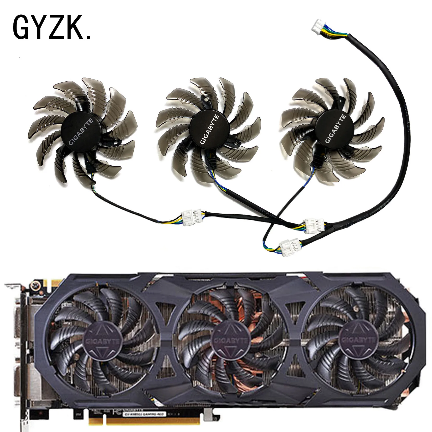 Ventilador de repuesto para tarjeta gráfica de juego GIGABYTE GTX980 980ti G1, PLD08010S12HH, nuevo