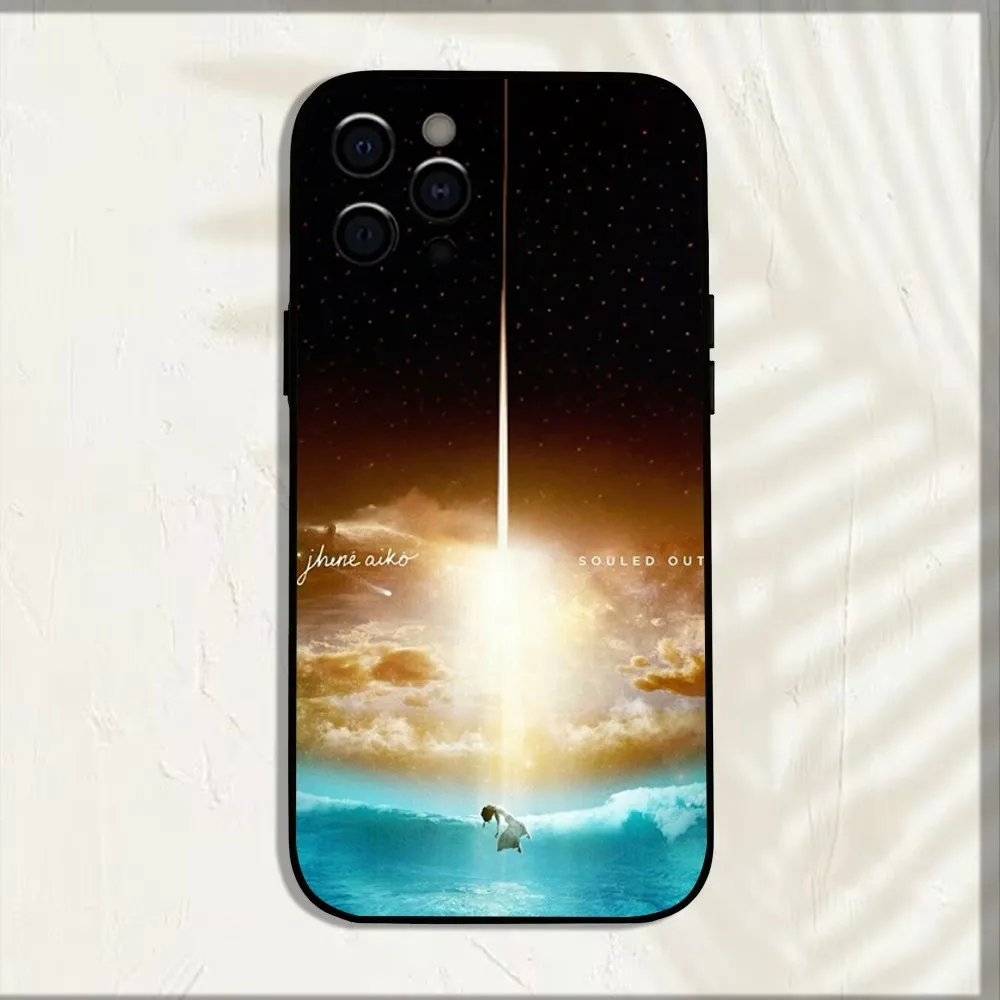 Singer j-jhene a-aiko funda de teléfono para iPhone 16,15,14,13,12,11,Pro,X,XS,Max,XR,Plus,Mini funda negra suave - imagen 2