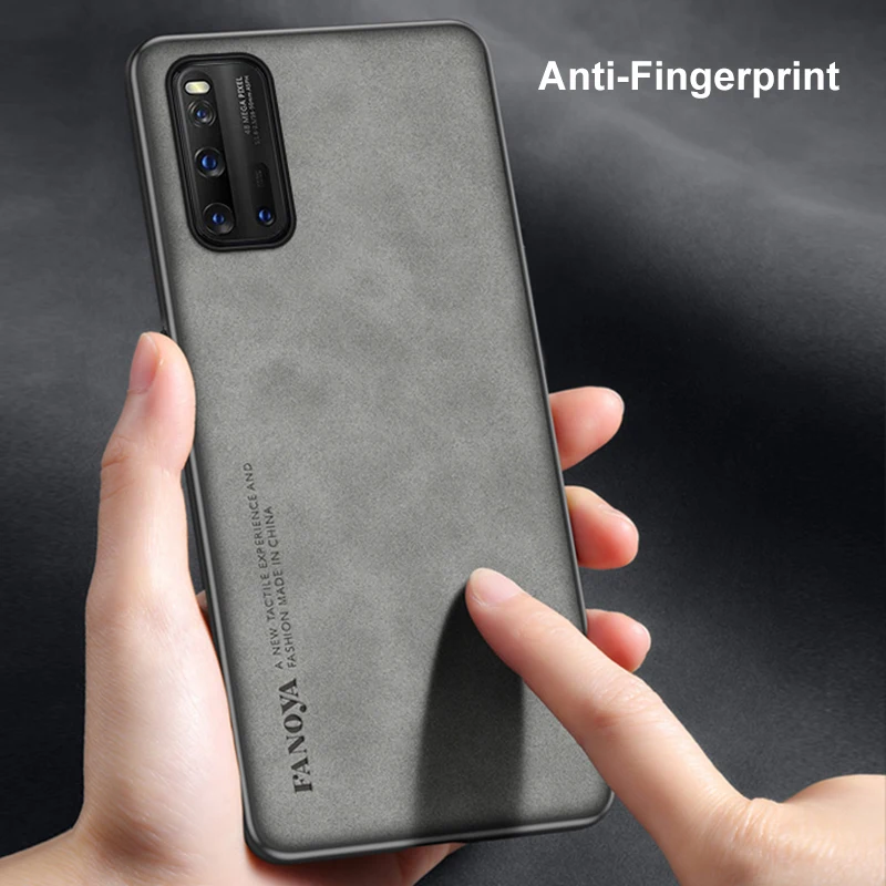 Para Vivo iQOO 3 5G funda de lujo de cuero PU funda de teléfono para Vivo iQOO 3 iQOO3 contraportada de silicona mate a prueba de golpes protección completa - imagen 5