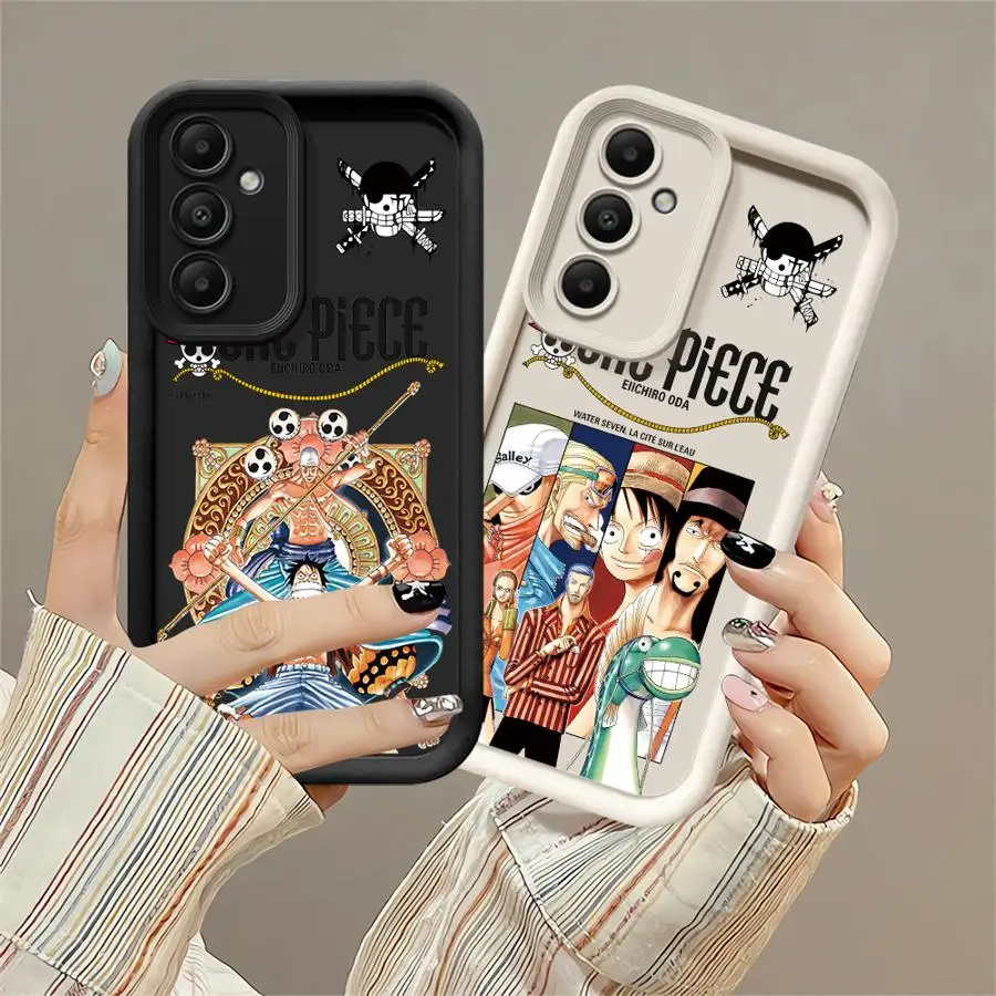 Funda de teléfono de Anime o-one Pieces para Samsung Galaxy A14, A13, A12, A23, 4G, A34, A33, A24, A32, 5G - imagen 2