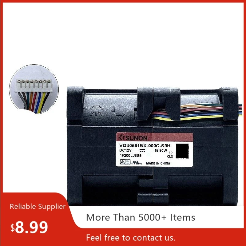 Ventilador de enfriamiento compacto del refuerzo del coche del motor de la CC de 40m m - velocidad dual 12V de 40x56m m