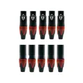5 sets Black Red
