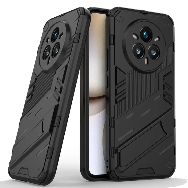 Funda con soporte de teléfono para Realme 14 Pro Plus, funda trasera con armadura antigolpes para Realme 13 Pro Realme 12 Pro Plus