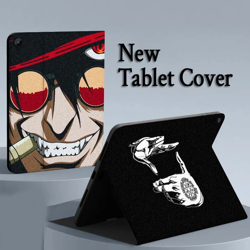 Hellsing Alucard Anime para Samsung Galaxy Tab S11 S10 S9 S8 S7 S6 A10.1 A9 A8 A7 10,9 10,1 10,4 Lite FE Plus pulgadas funda para tableta