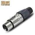 Silver XLR F black