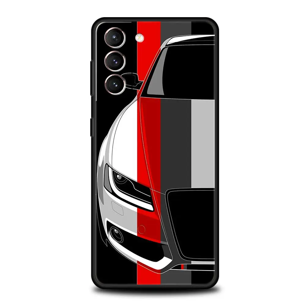 Funda de teléfono japonesa JDM para Samsung Galaxy S24 S23 S22 S20 Ultra S21 FE 5G S10 S9 Plus S10E S8 funda de silicona suave - imagen 5