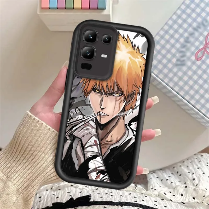 Funda Ichigo Kurosaki para Infinix Note 12 G96 2023 30 40 50 40S 50X VIP Pro Plus 5G funda de teléfono con escalera ocular - imagen 2