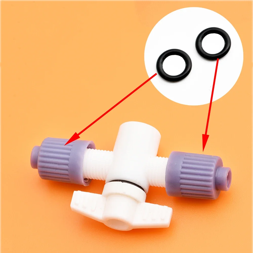 Válvula de tinta Roland, válvula de tinta de plástico para impresora UV solvente, sistema Flora Xuli Aifa CISS, válvula Manual, interruptor de tubo de tinta UV - imagen 3