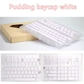 Pudding keycap white